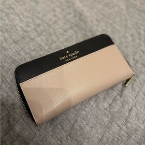 Kate Spade Black and Blush Wallet